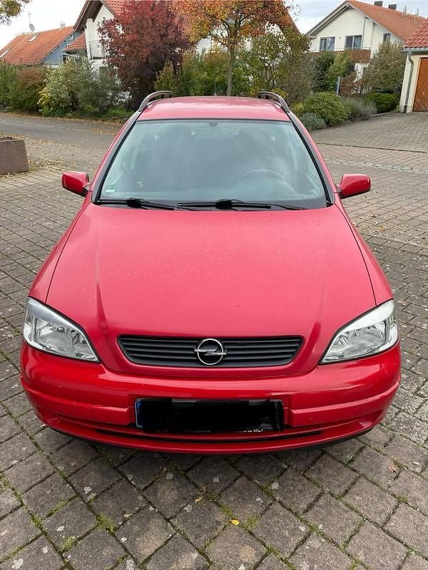 Rot Gebraucht 2000 Opel Astra Kombi | 1.200 € (Fairer Preis) - Bild 1/4