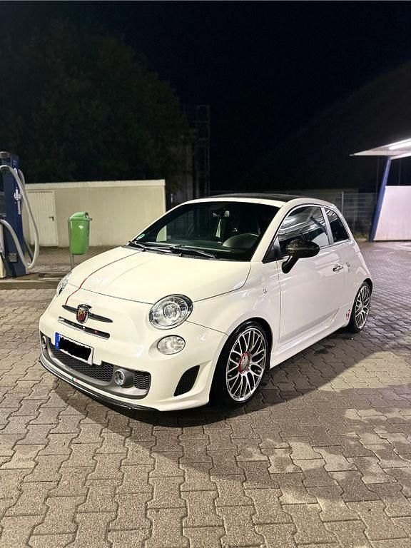 Weiß Gebraucht 2014 Abarth 595C Turismo Cabrio | 9.900 € (Guter Preis) - Bild 1/4