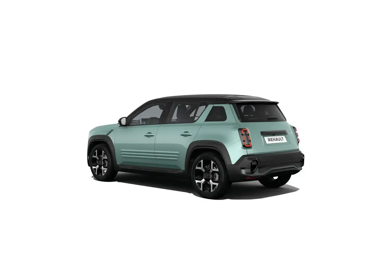 Neu Renault 4 E-Tech Komfort 11 kW (15 PS) 2025 Hautsdefrance grün mit schwarzem dach (grün) SUV