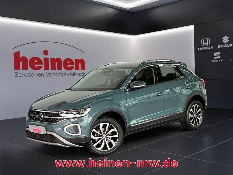 Blau Gebraucht 2023 VW T-Roc Style SUV | 25.899 € (Guter Preis) - Bild 1/4