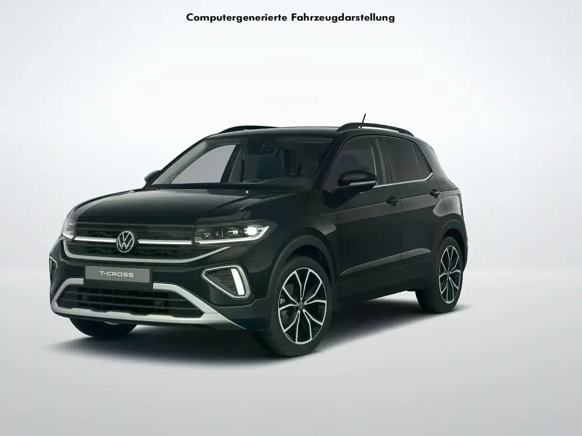 Gebraucht VW T-Cross Style 150 PS (110 kW) 2020 Schwarz SUV