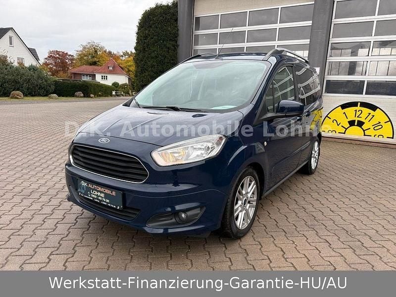 Gebraucht Ford Tourneo Courier Titanium 101 PS (74 kW) 2016 Blau Van / Kleinbus