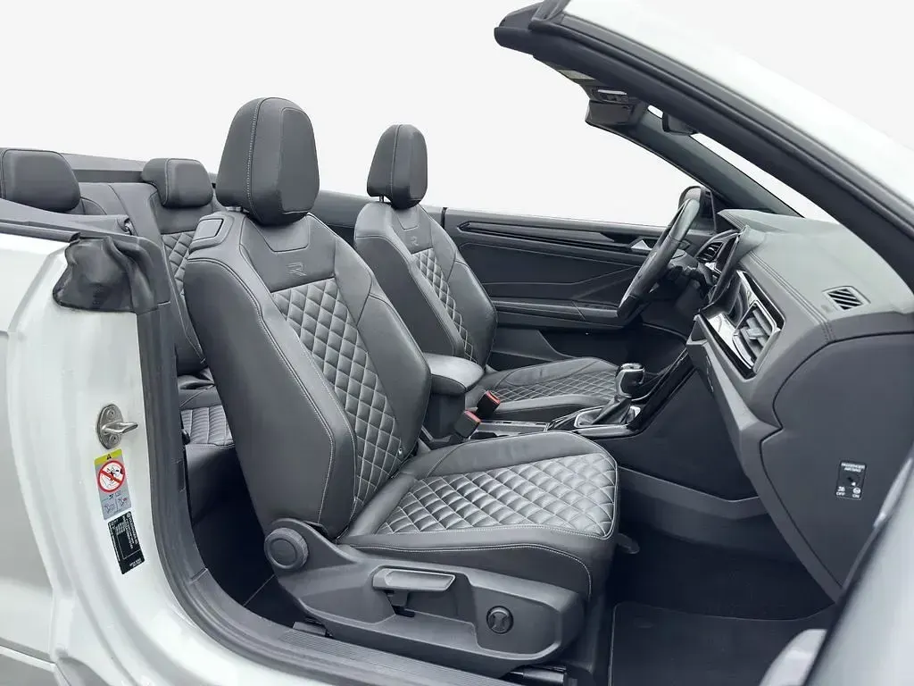 Gebraucht VW T-Roc Cabriolet R-line 150 PS (110 kW) 2022 Weiß Cabrio