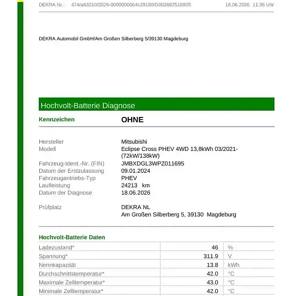 Gebraucht Mitsubishi Eclipse Cross Basis 188 PS (138 kW) 2024 Andenweiss SUV