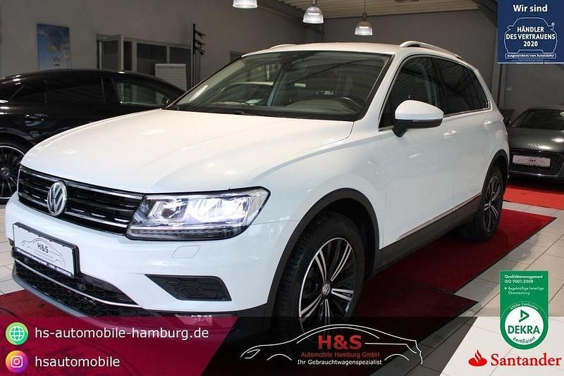Pure white Gebraucht 2018 VW Tiguan Highline SUV | 20.900 € (Fairer Preis) - Bild 1/4