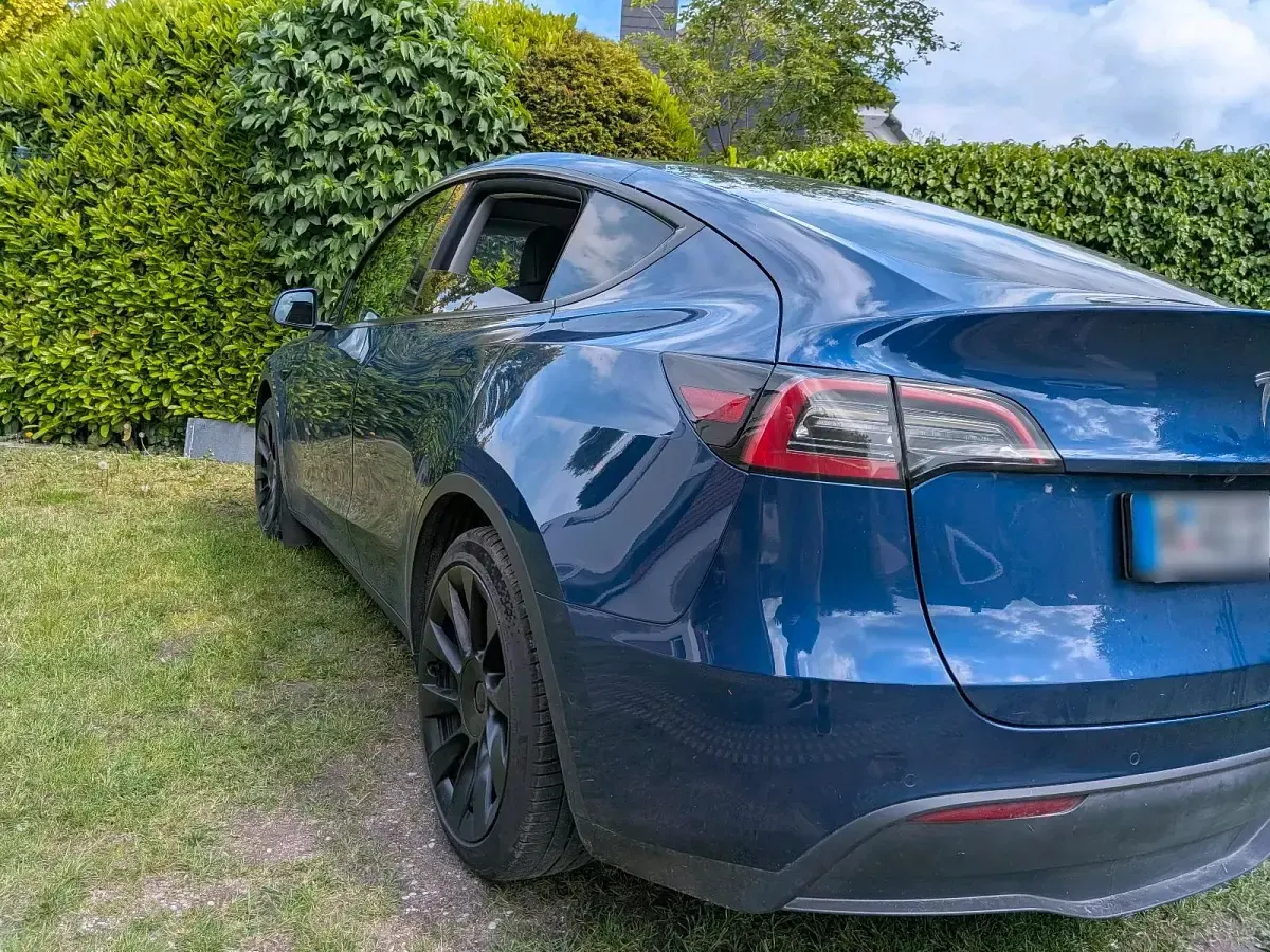 Brugt Tesla Model Y Long Range AWD 378 kW (514 HK) 2021 Blå SUV