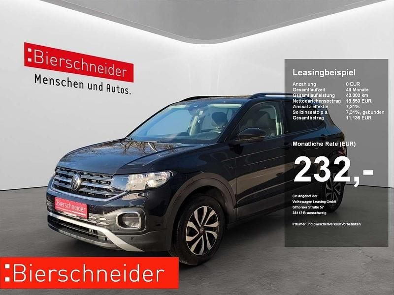 Gebraucht VW T-Cross Active 95 PS (69 kW) 2021 Schwarz SUV