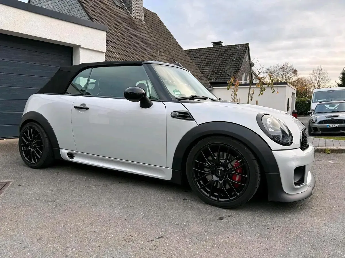 Gebraucht Mini John Cooper Works Cabriolet 211 PS (155 kW) 2014 Silber Cabrio