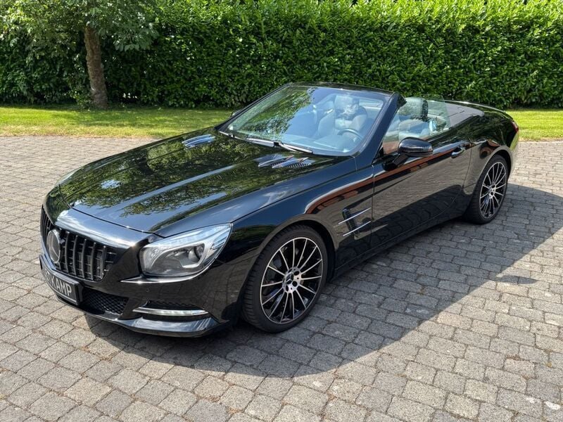Schwarz unilack Gebraucht 2012 Mercedes SL350 AMG Cabrio | 31.980 € (Guter Preis) - Bild 1/4