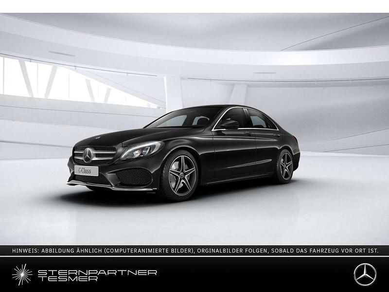 Schwarz Gebraucht 2018 Mercedes C220 Avantgarde Limousine | 24.590 € (Etwas zu teuer) - Bild 1/4