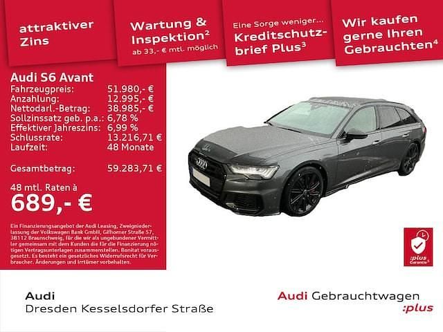 Gebraucht Audi S6 Ambiente 344 PS (253 kW) 2023 Daytonagrau perleffekt Kombi