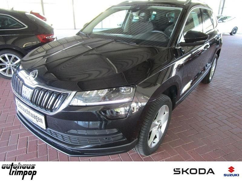 Schwarz Gebraucht 2019 Skoda Karoq Soleil SUV | 16.990 € (Guter Preis) - Bild 1/4