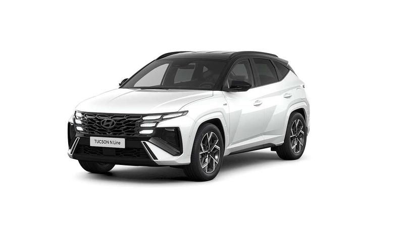 Atlas white Gebraucht 2024 Hyundai Tucson Select SUV | 34.990 € (Etwas zu teuer) - Bild 1/4