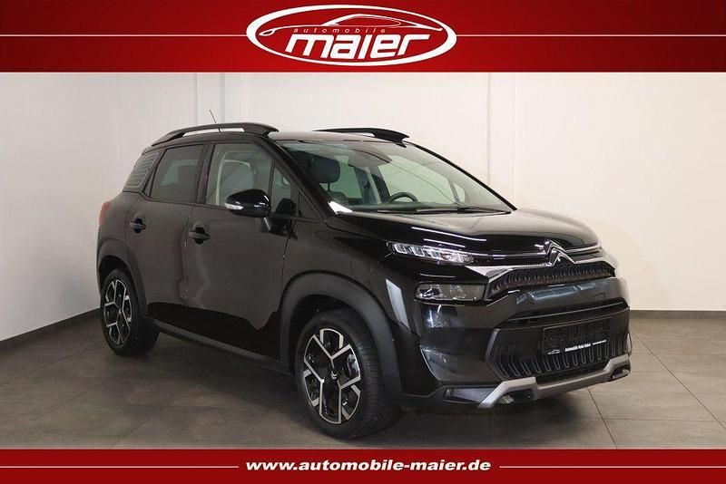 Schwarz perla nera Gebraucht 2022 Citroën C3 Aircross Shine SUV | 15.800 € (Guter Preis) - Bild 1/4
