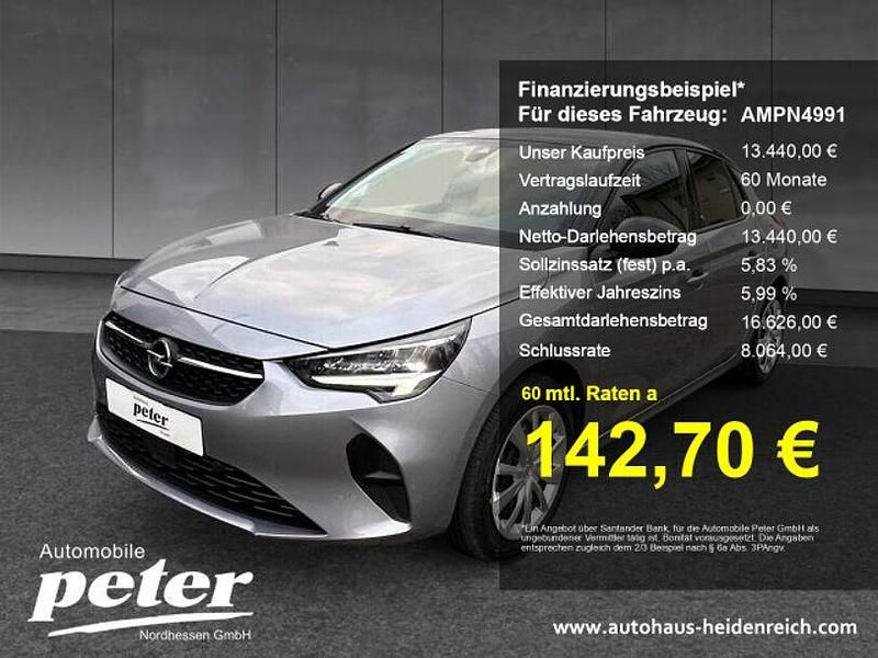 Gebraucht Opel Corsa-e Edition 100 kW (136 PS) 2021 Quarz silber (metallic) Kleinwagen
