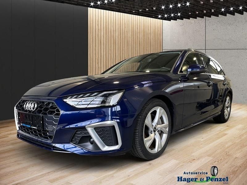 Blau Gebraucht 2024 Audi A4 S-Line Limousine | 32.490 € (Superpreis) - Bild 1/4