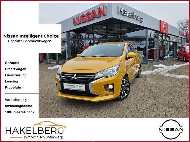 Gelb Gebraucht 2020 Mitsubishi Space Star Edition+ Limousine | 10.950 € (Teuer) - Bild 1/4