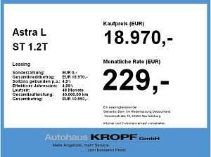 Gebraucht Opel Astra 131 PS (96 kW) 2021 Kardio rot Limousine