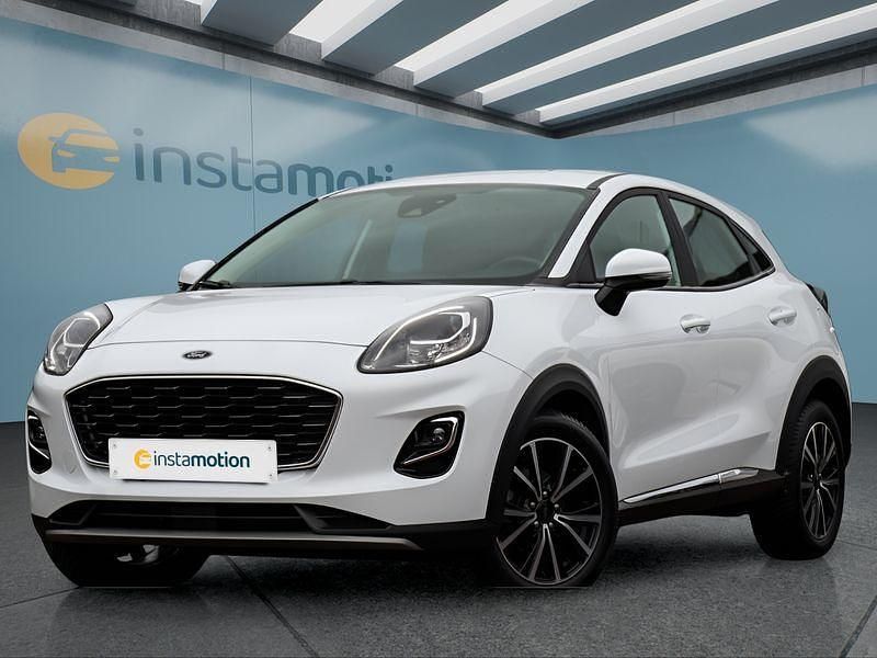 Weiß Gebraucht 2021 Ford Puma Gen-E Titanium SUV | 16.249 € (Guter Preis) - Bild 1/4
