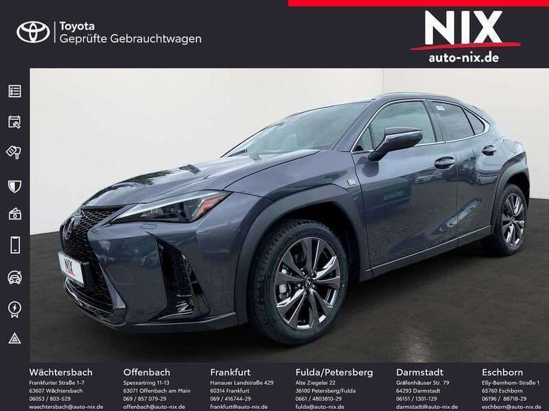 Obsidiangrau Neu 2024 Lexus UX 300h Sport Design Packet SUV | 40.400 € (Fairer Preis) - Bild 1/4