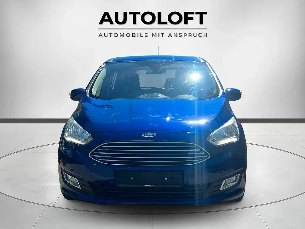 Gebraucht Ford Grand C-Max Titanium 125 PS (91 kW) 2016 Blau Van / Kleinbus