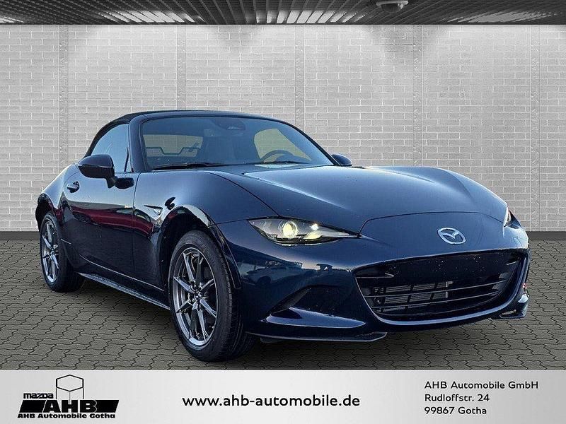 Neu Mazda MX5 Exclusive-Line 132 PS (97 kW) 2025 Jet black Cabrio
