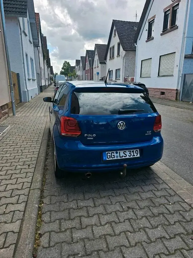 Usata VW Polo Match 90 CV (66 kW) 2012 Blu Utilitaria