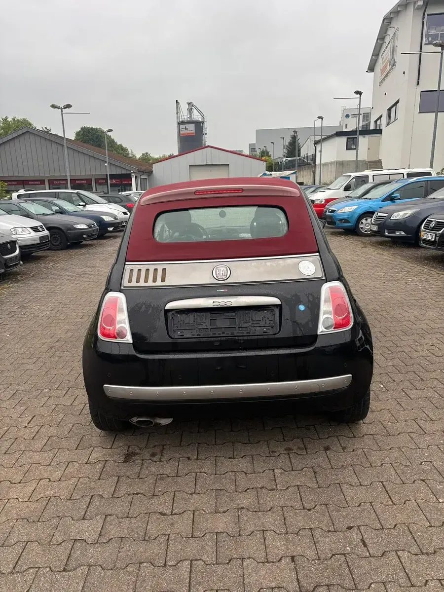 Gebraucht Fiat 500 101 PS (74 kW) 2011 Schwarz Cabrio