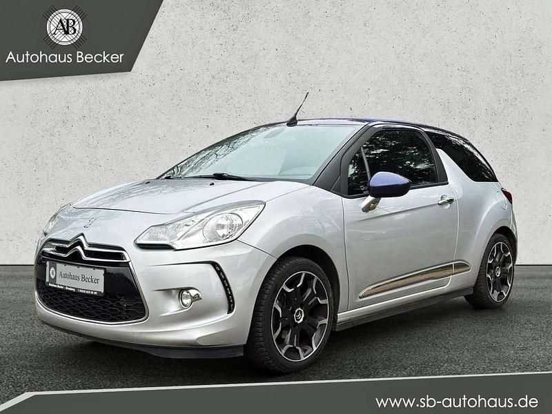 Grau Gebraucht 2014 Citroën DS3 Cabriolet Sport Chic Cabrio | 6.950 € - Bild 1/3