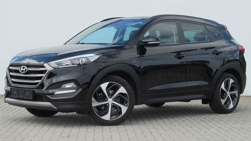 Gebraucht Hyundai Tucson 177 PS (130 kW) 2018 Schwarz / phantomschwarz / metallic SUV