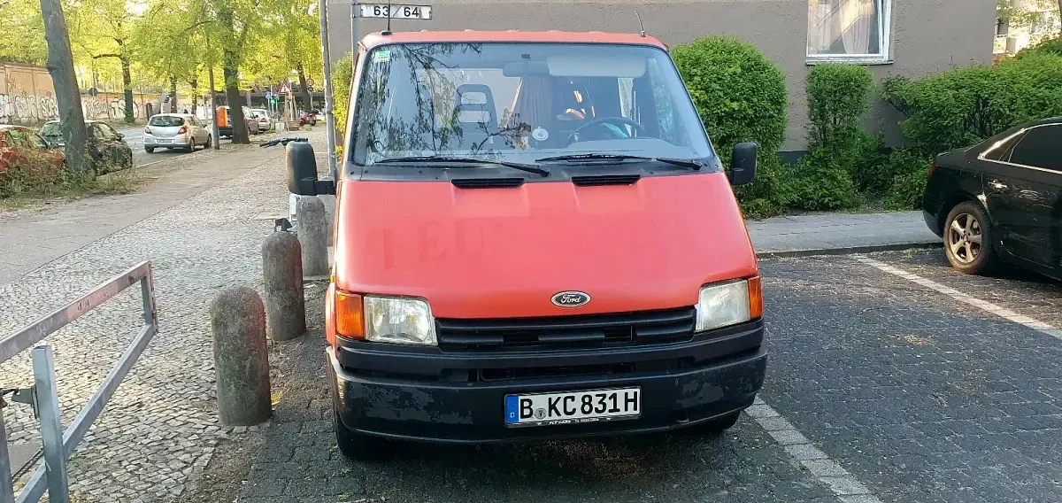 Gebraucht Ford Transit 78 PS (57 kW) 1991 Rot Van