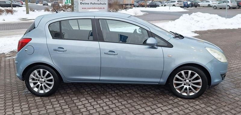 Gebraucht Opel Corsa Edition 90 PS (66 kW) 2008 Blau Limousine