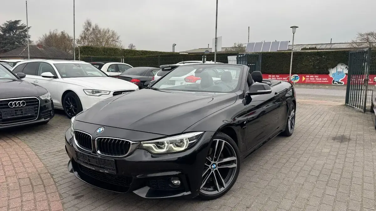 Gebraucht BMW 420 Cabriolet M Sport 190 PS (139 kW) 2018 Schwarz Cabrio