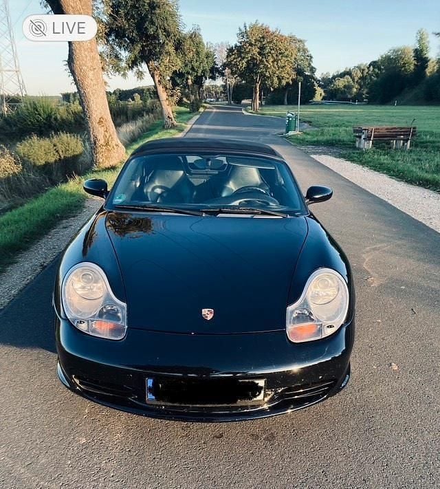 Gebraucht Porsche Boxster 228 PS (167 kW) 2003 Schwarz Cabrio