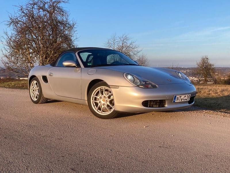 Gebraucht Porsche Boxster 220 PS (161 kW) 2000 Silber Cabrio