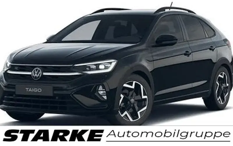Gebraucht VW Taigo R-line 150 PS (110 kW) 2023 Schwarz (deep black perleffekt) SUV