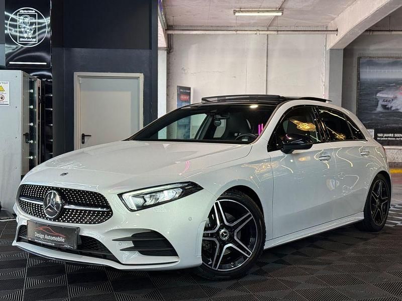Weiß Gebraucht 2022 Mercedes A200 AMG line Limousine | 28.900 € (Fairer Preis) - Bild 1/4