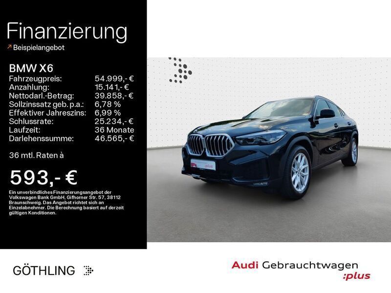 Schwarz ii Gebraucht 2021 BMW X6 Sport Line SUV | 54.490 € (Superpreis) - Bild 1/4