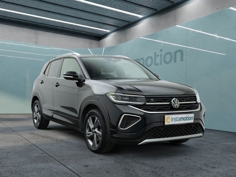 Schwarz Gebraucht 2024 VW T-Cross R-line SUV | 28.100 € (Etwas zu teuer) - Bild 1/4