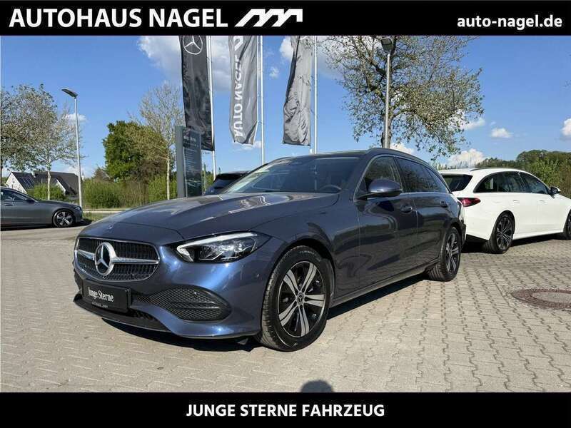 Blau Gebraucht 2024 Mercedes C200 Advanced Limousine | 37.019 € (Superpreis) - Bild 1/4