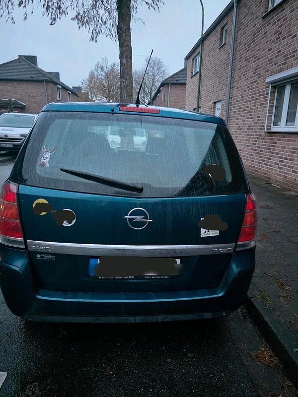 Gebraucht Opel Zafira 120 PS (88 kW) 2006 Grün Van / Kleinbus