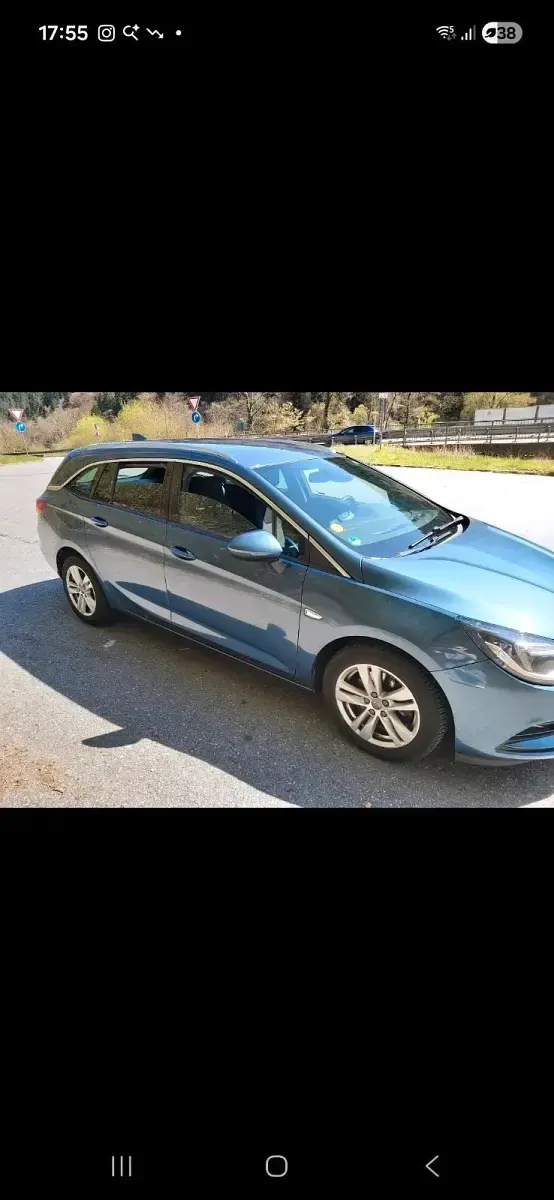 Gebraucht Opel Astra 135 PS (99 kW) 2017 Blau Kombi