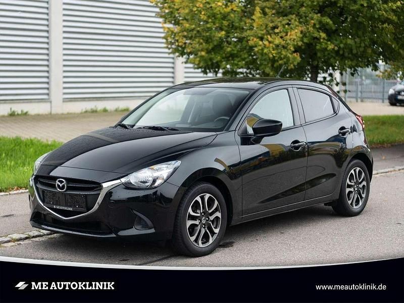 Schwarz Gebraucht 2015 Mazda 2 Prime-Line Kleinwagen | 8.899 € (Fairer Preis) - Bild 1/4