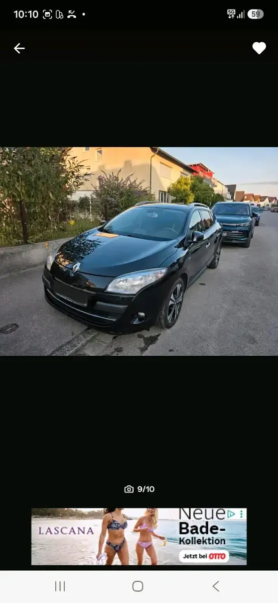 Gebraucht Renault Mégane GrandTour 130 PS (95 kW) 2011 Schwarz Kombi