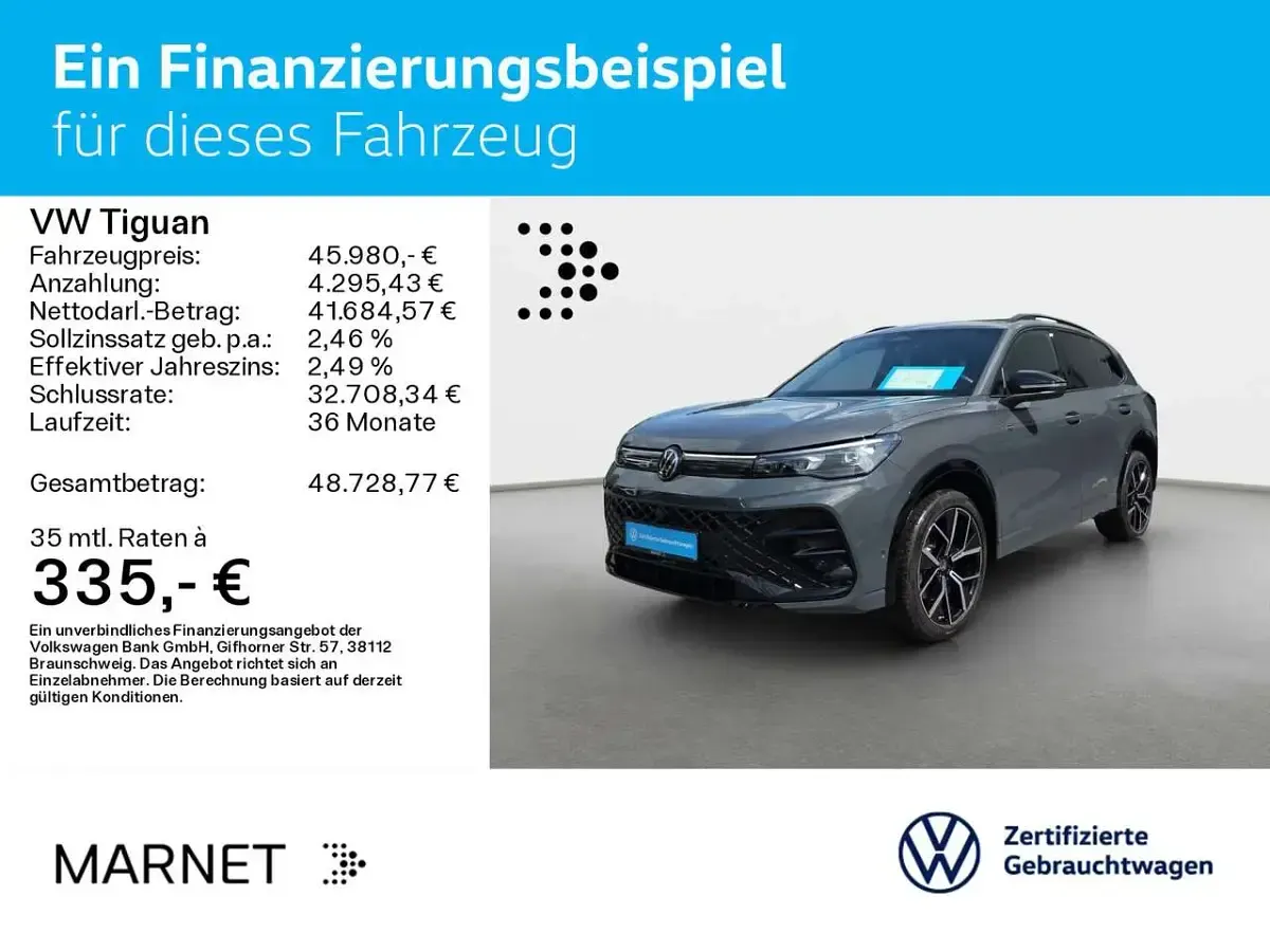 Gebraucht VW Tiguan Style 265 PS (194 kW) 2025 Delfingrau metallic SUV