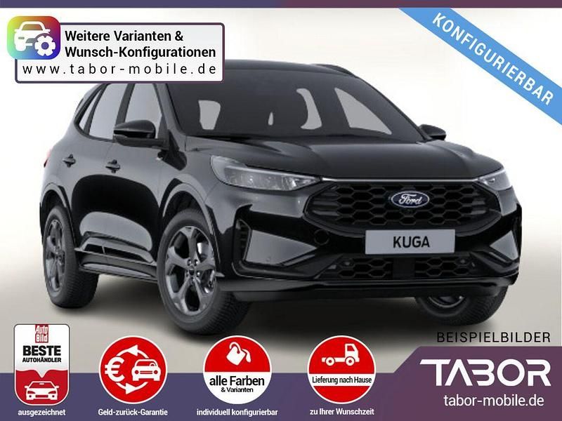 Bursting green metallic Neu 2024 Ford Kuga ST-Line SUV | 28.488 € (Superpreis) - Bild 1/4