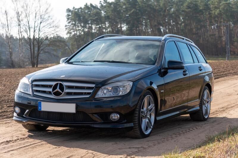 Schwarz Gebraucht 2008 Mercedes C320 AMG Kombi | 4.500 € (Superpreis) - Bild 1/4