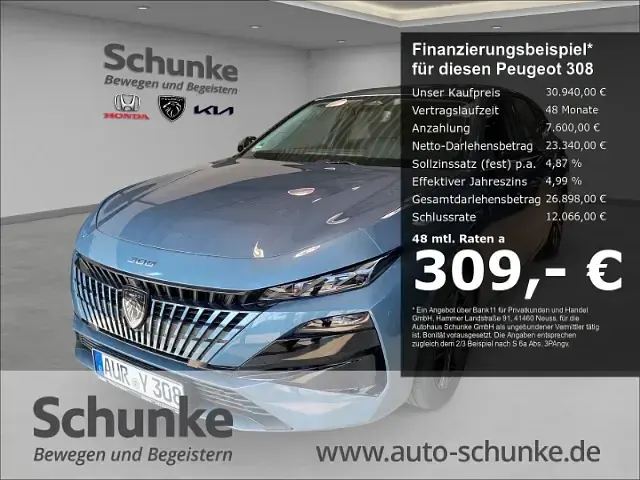 Gebraucht Peugeot 308 SW Style 145 PS (106 kW) 2026 Kombi