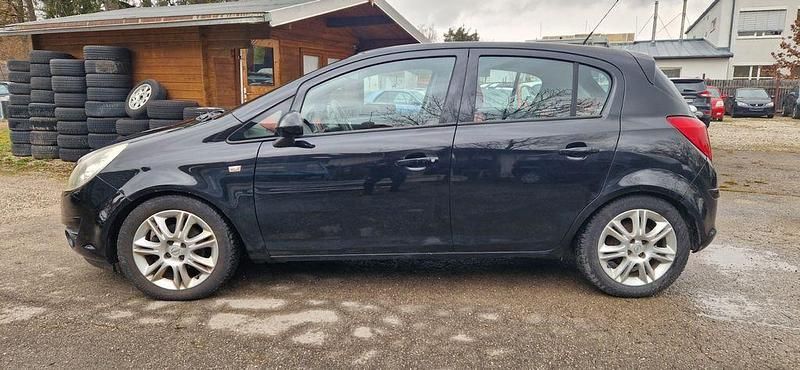 Gebraucht Opel Corsa Edition 90 PS (66 kW) 2008 Schwarz Kleinwagen