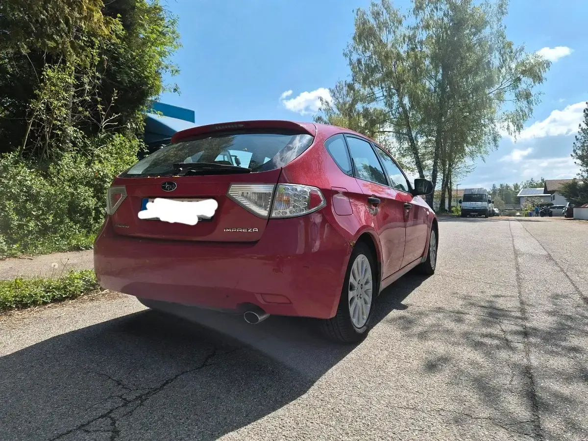 Gebraucht Subaru Impreza 107 PS (78 kW) 2008 Rot Limousine